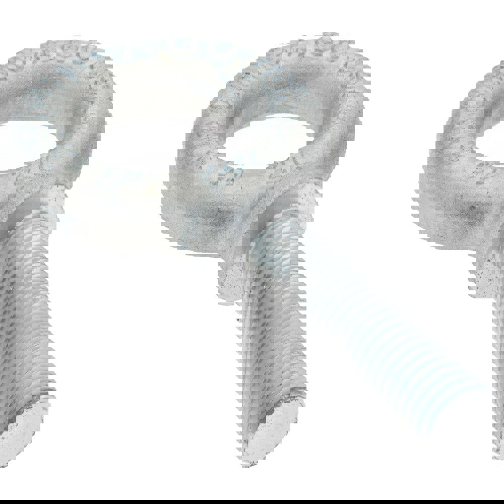 Fixed Lifting Eye Bolt: With Shoulder, 4,000 lb Capacity, 5/8-11 Thread, Grade C-1035 Steel